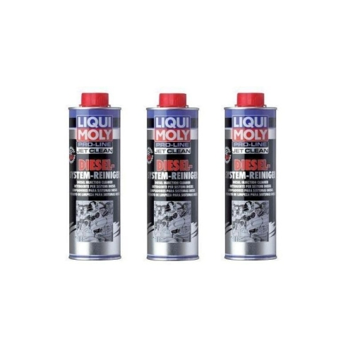 3x Pro-Line JetClean Diesel-System-Reiniger Ablagerung 500ml LIQUIMOLY 5154