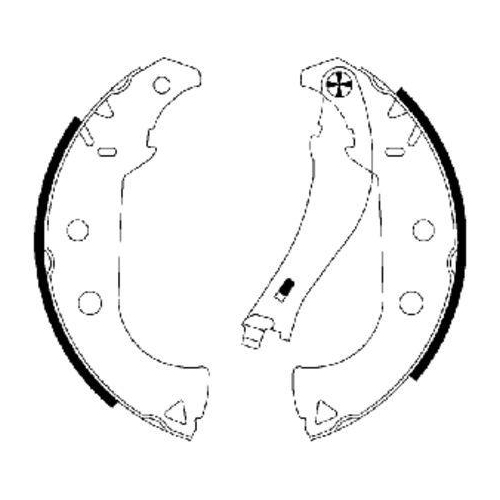 TEXTAR Bremsbackensatz 91064700