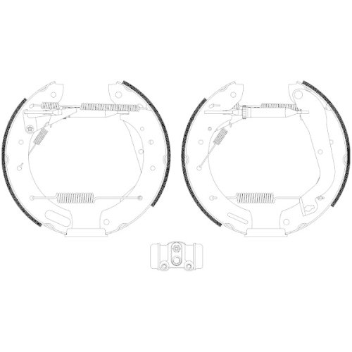 TEXTAR Bremsbackensatz Shoe Kit Pro 84055802
