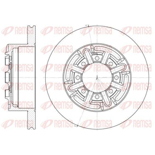 REMSA Bremsscheibe 6420.00