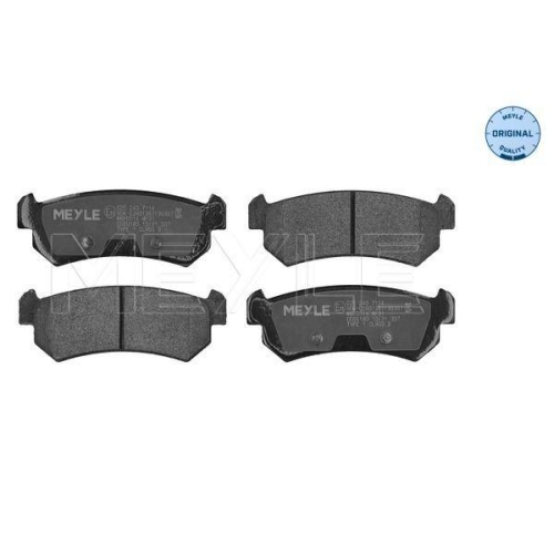 MEYLE Bremsbelagsatz, Scheibenbremse MEYLE-ORIGINAL: True to OE. 025 240 7114