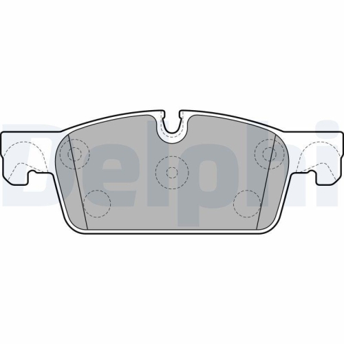 DELPHI Bremsbelagsatz, Scheibenbremse LP2248