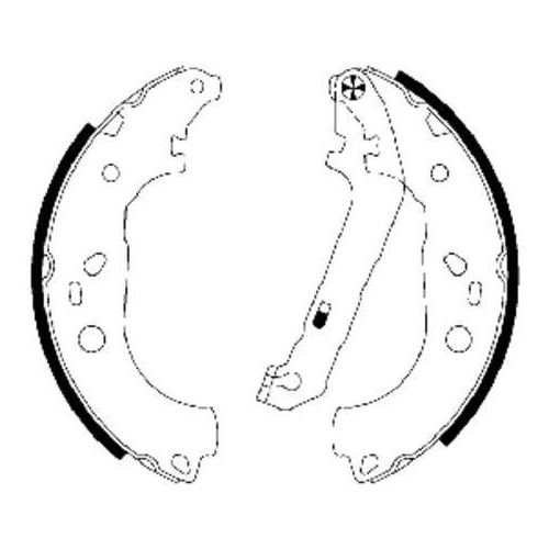 TEXTAR Bremsbackensatz 91064900