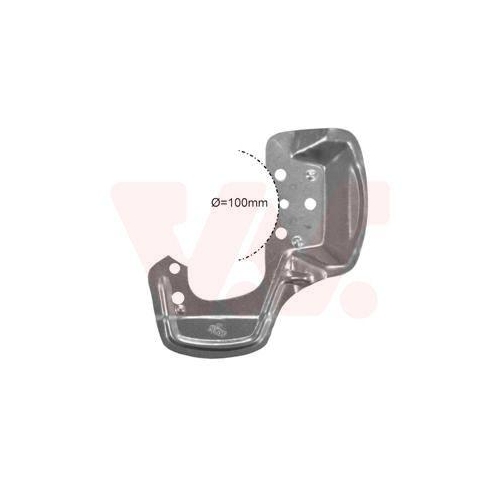VAN WEZEL Spritzblech, Bremsscheibe 3778371