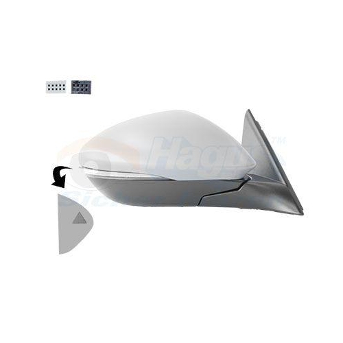 VAN WEZEL Au&szlig;enspiegel * HAGUS * 0125826