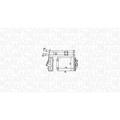 MAGNETI MARELLI W&auml;rmetauscher, Innenraumheizung 350218491000