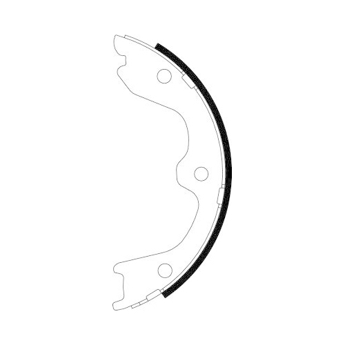 TEXTAR Bremsbackensatz, Feststellbremse 91065900