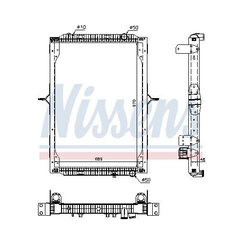NISSENS K&uuml;hler, Motork&uuml;hlung 63786