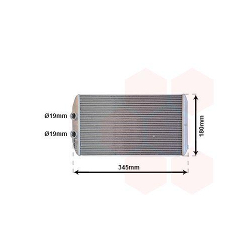 VAN WEZEL W&auml;rmetauscher, Innenraumheizung