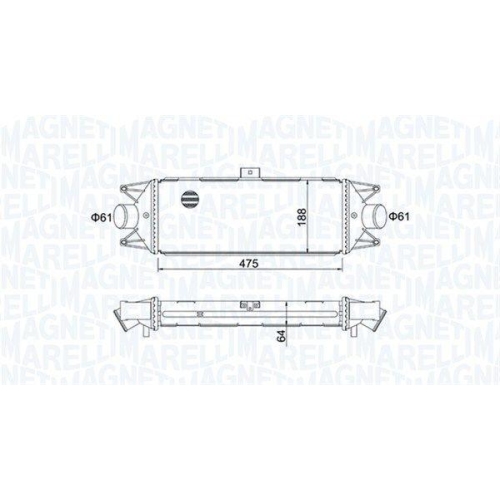MAGNETI MARELLI Ladeluftk&uuml;hler 351319204010