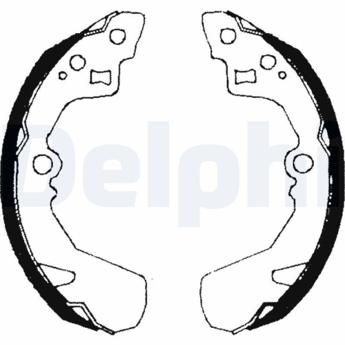 DELPHI Bremsbackensatz LS1685