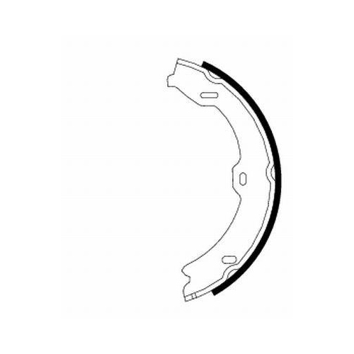 TEXTAR Bremsbackensatz, Feststellbremse 91067000