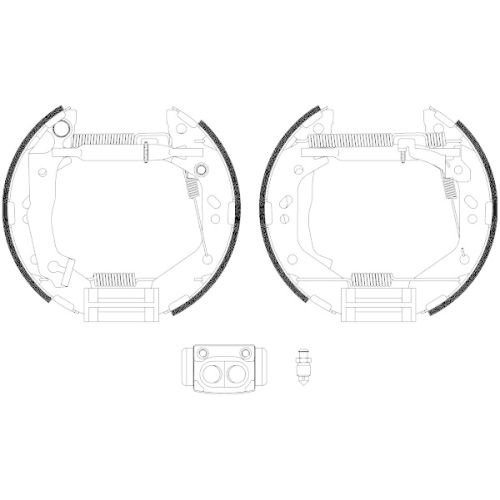 TEXTAR Bremsbackensatz Shoe Kit Pro 84059600