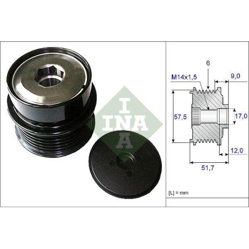 Schaeffler INA Generatorfreilauf 535 0197 10