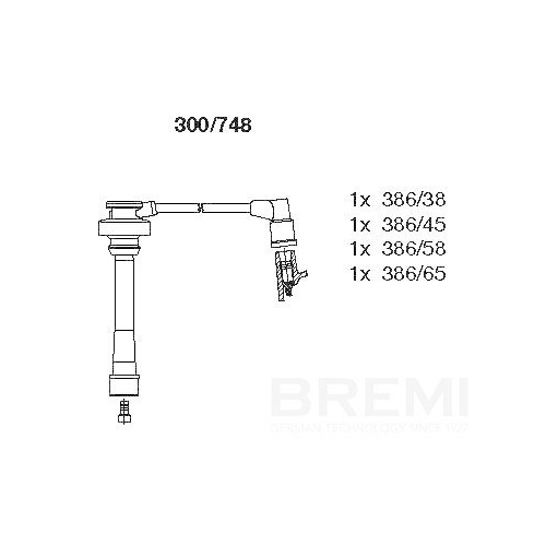 BREMI Z&uuml;ndleitungssatz 300/748