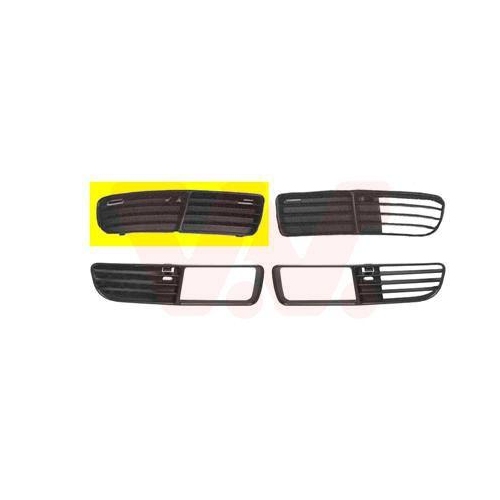 VAN WEZEL L&uuml;ftungsgitter, Sto&szlig;f&auml;nger ** Equipart ** 5824592