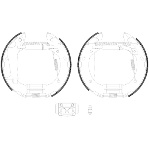 TEXTAR Bremsbackensatz Shoe Kit Pro 84063300