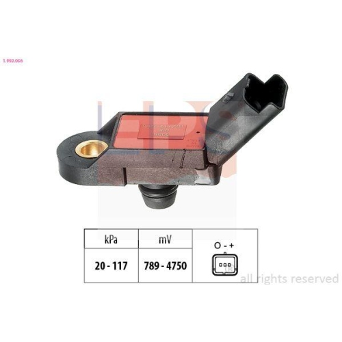 EPS Drucksensor, Bremskraftverst&auml;rker Made in Italy - OE Equivalent 1.993.056