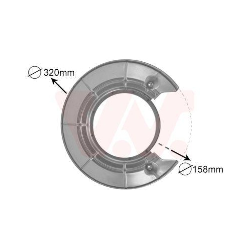 VAN WEZEL Spritzblech, Bremsscheibe 4730374
