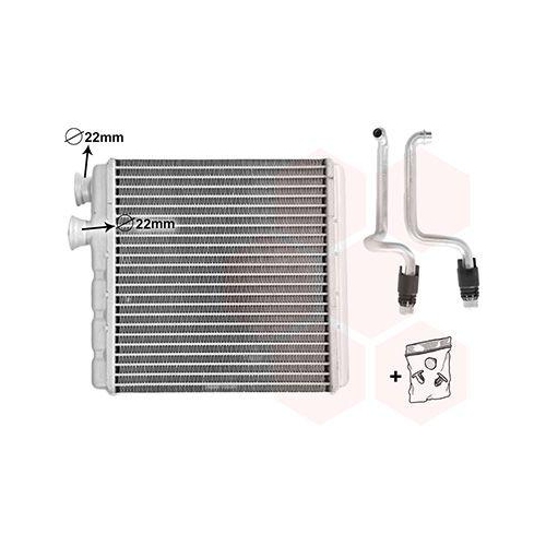 VAN WEZEL W&auml;rmetauscher, Innenraumheizung *** IR PLUS *** 58016707
