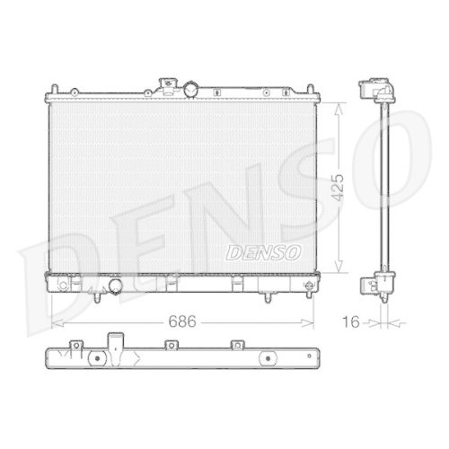 DENSO K&uuml;hler, Motork&uuml;hlung DRM45031