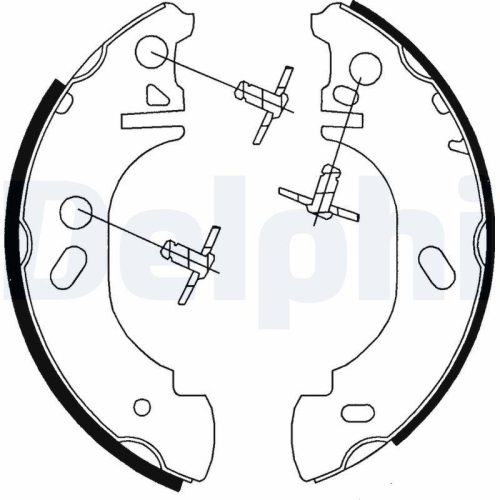 DELPHI Bremsbackensatz LS1700