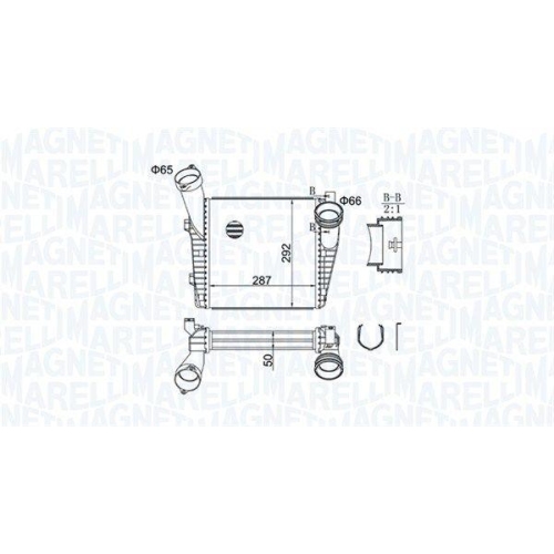 MAGNETI MARELLI Ladeluftk&uuml;hler 351319204400