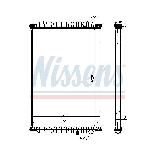 NISSENS K&uuml;hler, Motork&uuml;hlung 637780