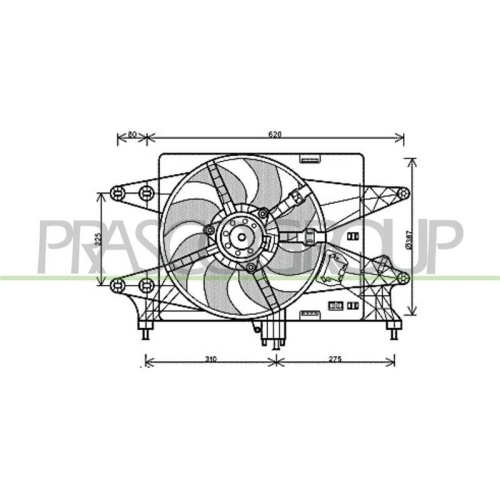 PRASCO L&uuml;fter, Motork&uuml;hlung PrascoSelection FT909F002
