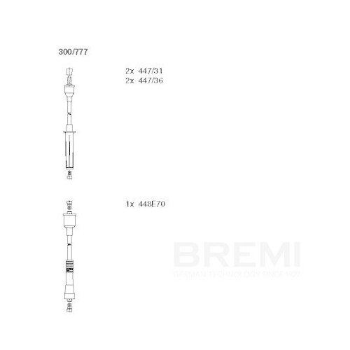 BREMI Z&uuml;ndleitungssatz 300/777