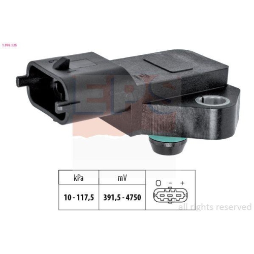 EPS Luftdrucksensor, H&ouml;henanpassung Made in Italy - OE Equivalent 1.993.135