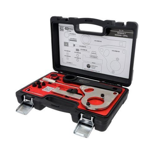 Motoreinstellwerkzeug-Satz f&uuml;r Renault, Nissan, Opel, 12-tlg KS TOOLS 4100500