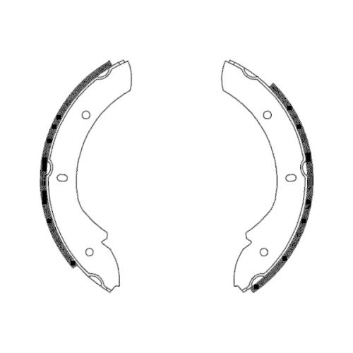 TEXTAR Bremsbackensatz, Feststellbremse 91069500