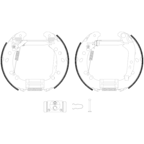 TEXTAR Bremsbackensatz Shoe Kit Pro 84075000
