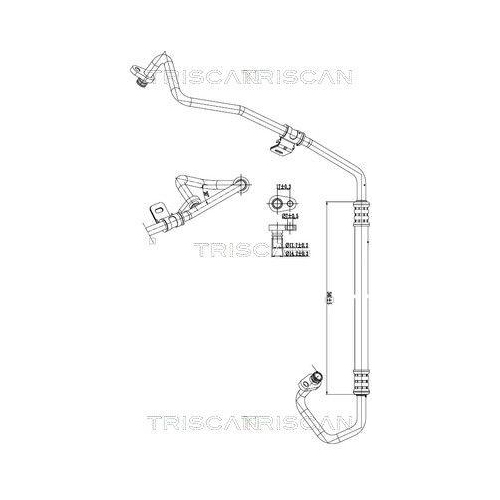 TRISCAN Hochdruck-/Niederdruckleitung, Klimaanlage