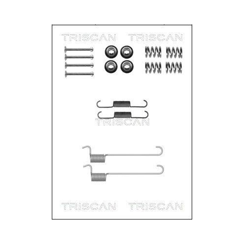 TRISCAN Zubeh&ouml;rsatz, Feststellbremsbacken 8105 142567