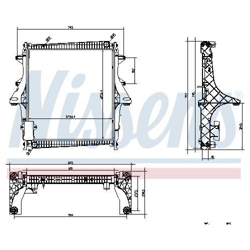 NISSENS K&uuml;hler, Motork&uuml;hlung 637875