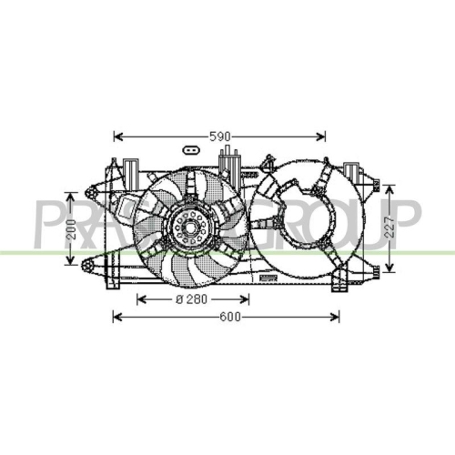 PRASCO L&uuml;fter, Motork&uuml;hlung PrascoSelection FT909F006