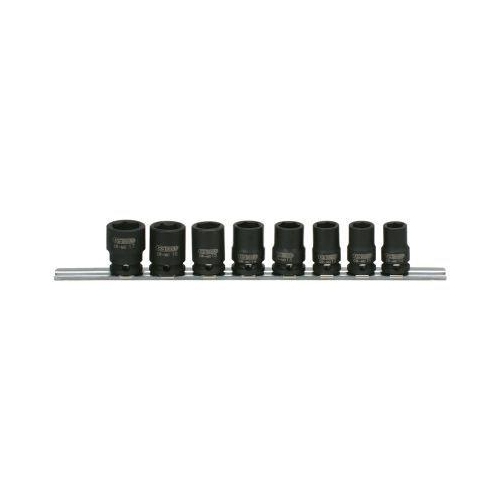 3/8 Zoll Sechskant-Kraft-Stecknuss-Satz, kurz, 8-tlg KS TOOLS 515.0608