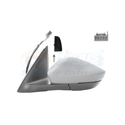 VAN WEZEL Au&szlig;enspiegel * HAGUS * 7611827