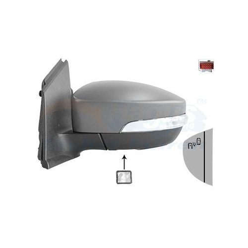 VAN WEZEL Au&szlig;enspiegel * HAGUS * 1906827