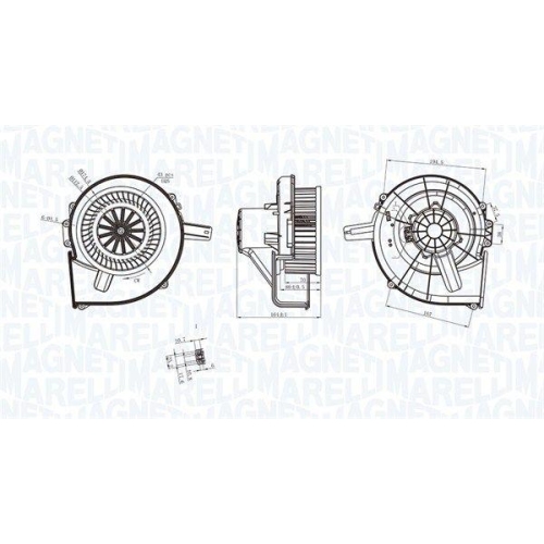 MAGNETI MARELLI Innenraumgebl&auml;se 069412211010