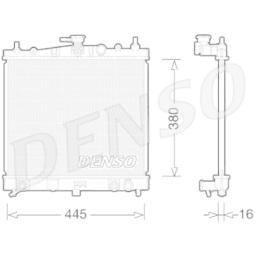 DENSO K&uuml;hler, Motork&uuml;hlung DRM46036