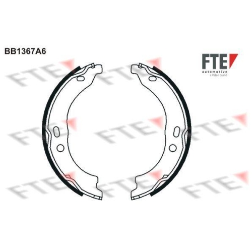 FTE Bremsbackensatz, Feststellbremse 9100113