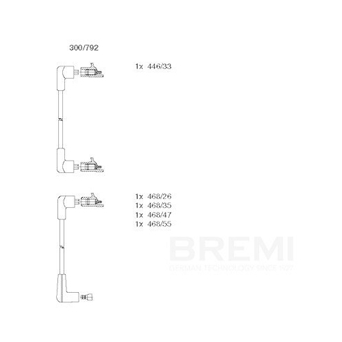 BREMI Z&uuml;ndleitungssatz 300/792