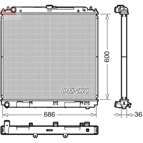 DENSO K&uuml;hler, Motork&uuml;hlung DRM46041