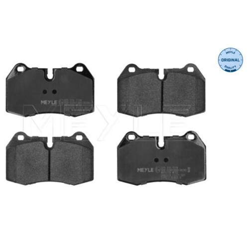 MEYLE Bremsbelagsatz, Scheibenbremse MEYLE-ORIGINAL: True to OE. 025 214 7118