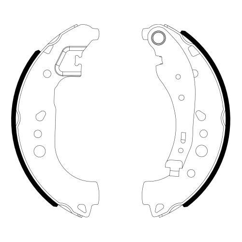 TEXTAR Bremsbackensatz 91081700