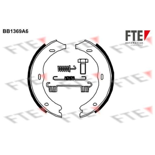 FTE Bremsbackensatz, Feststellbremse 9100115