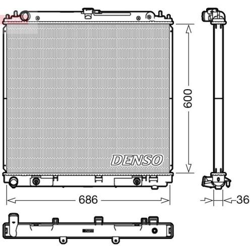 DENSO K&uuml;hler, Motork&uuml;hlung DRM46042